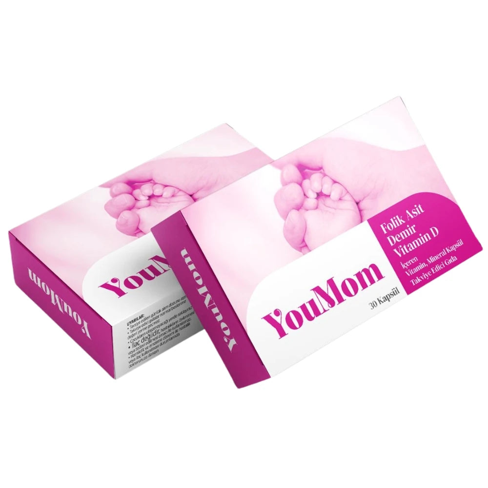 YouMom Folik Asit 30 Kapsül